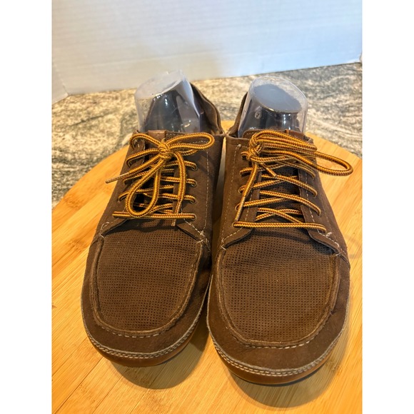 OluKai Other - OluKai Kauwela Lace Mens 10 Brown Synthetic Perforated Sneakers 10366-6333